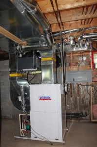 3 ton forced air GSHP and HRV