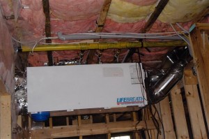 HRV. Heat recovery ventilation