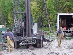 Vertical loop drilling