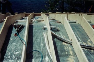 Energy retrofits - adding ceiling insulation and mini duct air conditioning