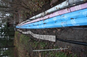 Residential piping and wiring under ground distribution systems